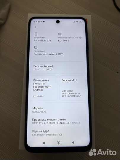 Xiaomi redmi note 9 pro