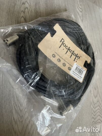 Микрофонный кабель xlr rockdale 15 метров