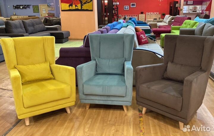 Кресло микровелюр «Комфорт-S»