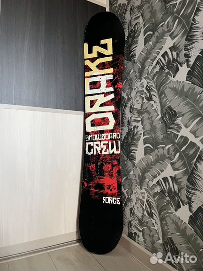 Комплект сноуборд drake + крепления drake