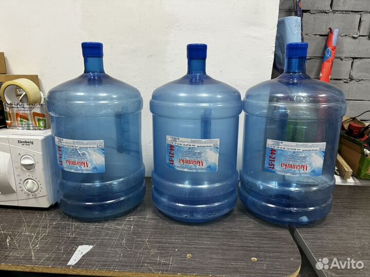 Бутыль 19 литров с ручкой Акватика