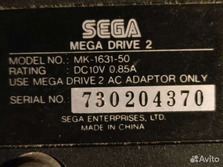 Sega mega drive 2 оригинал PAL