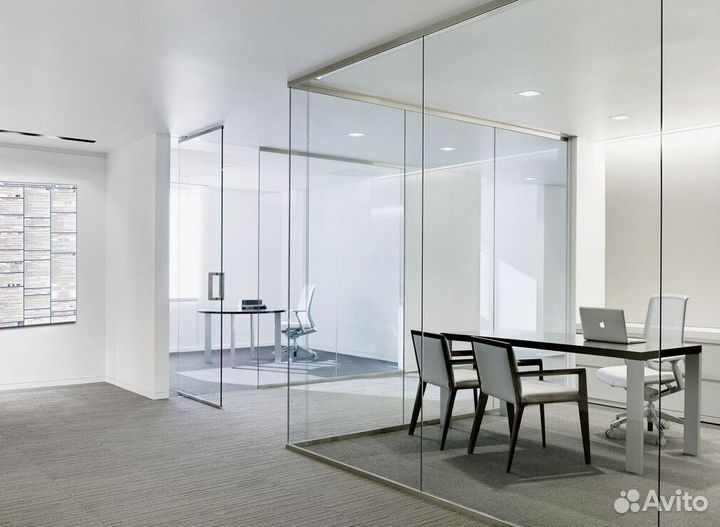 Перегородки из стекла