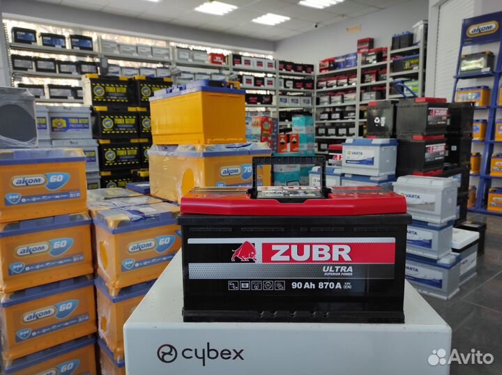 Аккумулятор 90Ач 870А Zubr (Exide) Ultra прямой