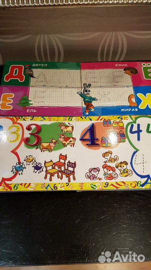 Пазлы,головоломки,пособия,книги,азбука на 4-7лет