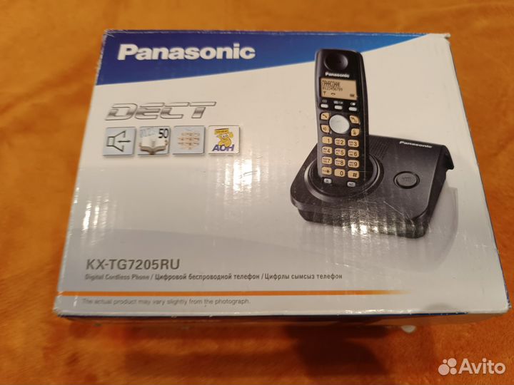 Телефон panasonic цифровой беспроводной кх-TG720RU