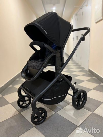 Коляска 3в1 luxmom k92 черный