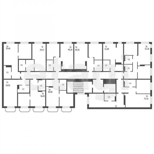 Квартира-студия, 29,2 м², 2/24 эт.