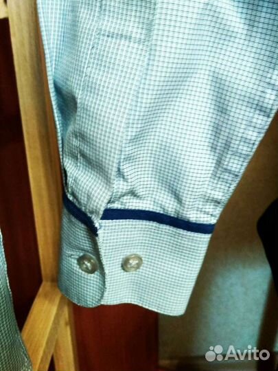 Фирменная школьная рубашка на мальчика 128-134