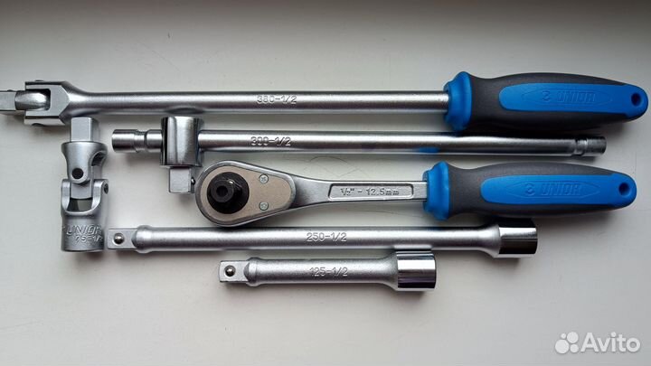 Unior Набор с трещоткой для торцевых головок 1/2