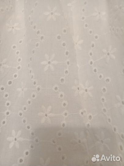 Новый хлопковый белый комбинезон,Англия,44-48