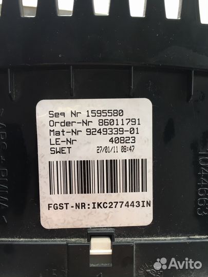 Табло от BMW F10