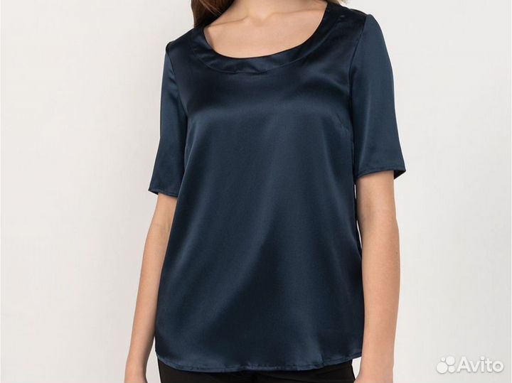 Шелковая блузка футболка intimissimi новая