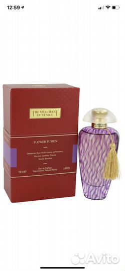 Парфюмированная вода The merchant of Venice, Flowe