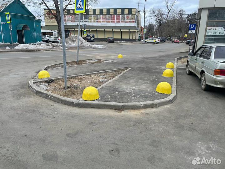 Бетонные полусферы
