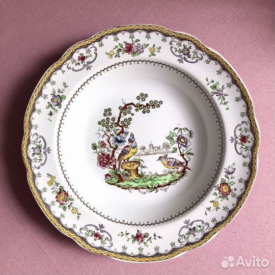 Антикварный сервиз Chelsea Spode Англия