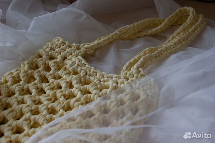 Авоська вязаная ручной работы