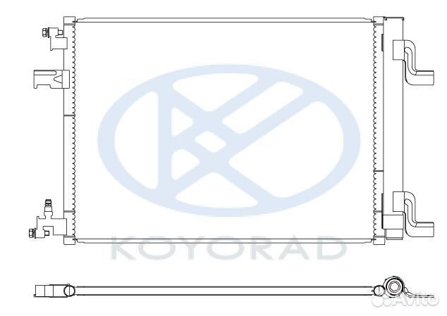 Cruze orlando 10/astra 09 Конденсатор кондиционера