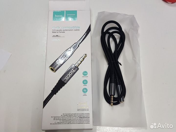 Разветвитель jack 3.5 аудио-кабель удлинитель