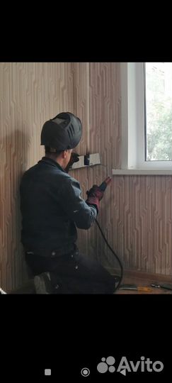 Сварщик.Замена радиаторов отопления