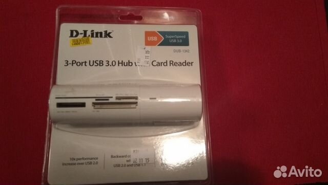 USB-хаб, кардридер