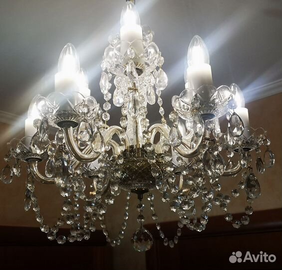 Люстра хрустальная Чехия
