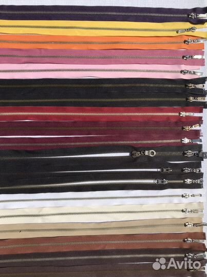 Молнии металлические YKK,emr,tit др