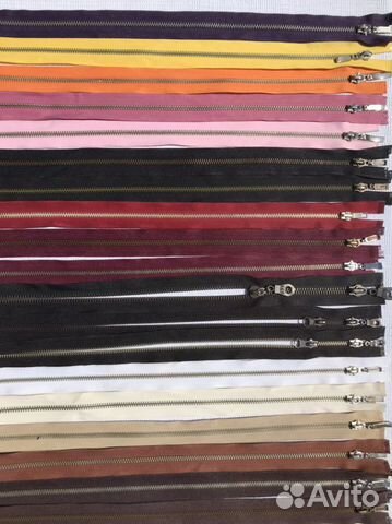 Молнии металлические YKK,emr,tit др