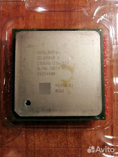 Процессор intel celeron