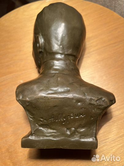 Бюст Феликс Дзержинский СССР 17 см Бронза кгб