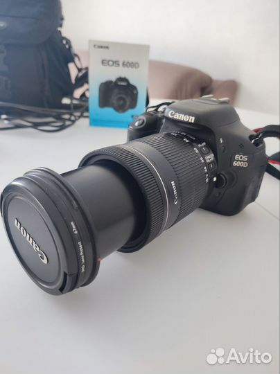 Зеркальный Canon EOS 600D + 2 oбъектива Canon