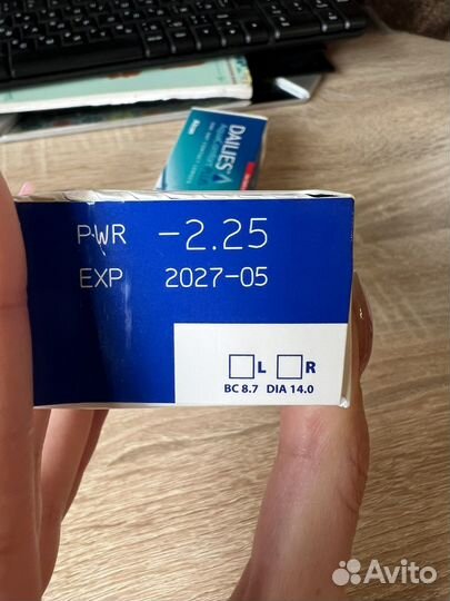 Контактные линзы однодневные Alcon -2,25