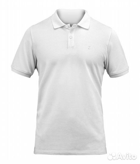 Мужская футболка - поло Premium Cotton Polo White