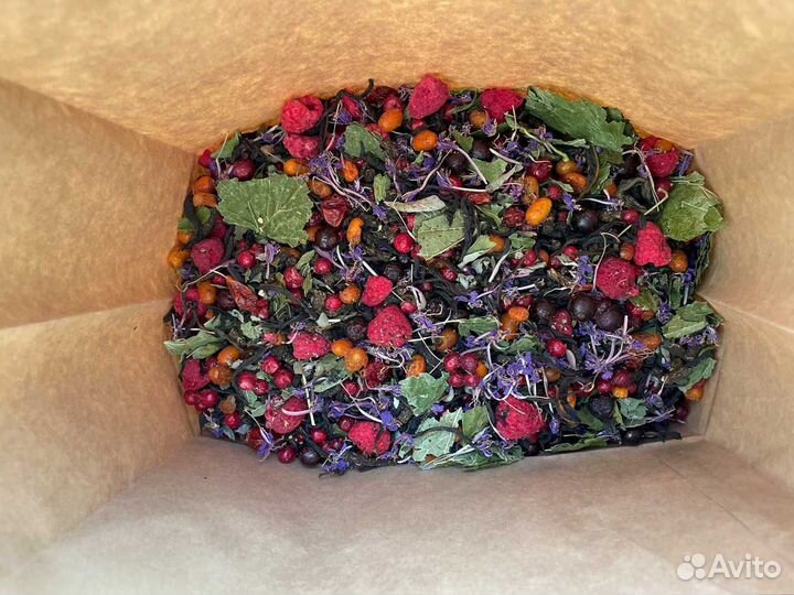 Иван-чай 1кг Ягоды и травы, ресторанный