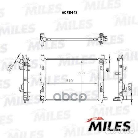 Радиатор Renault Logan/Sandero/Clio 1.2-1.6 10