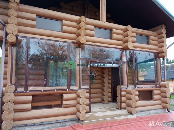 Мягкие окна для беседки