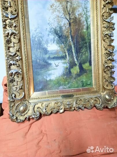 Картина старинная R. dukat