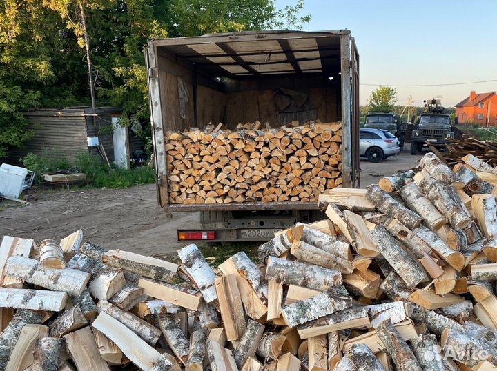 Дрова березовые колотые