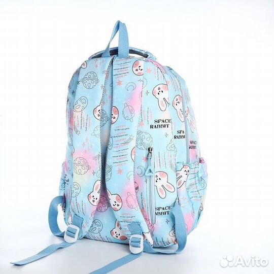 Рюкзак школьный из текстиля 2 отдела на молнии, 4