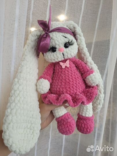 Вязаная зайка