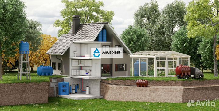 Бочка пластиковая 3 куба