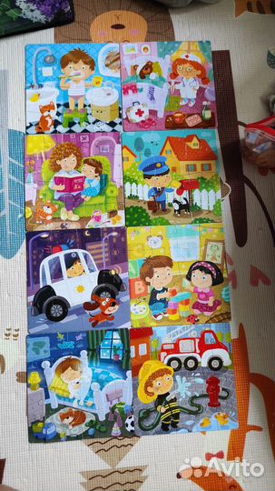 Пазлы для малышей dodo, castorland