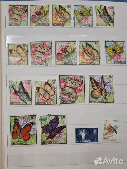 Почтовые марки фауна и флора