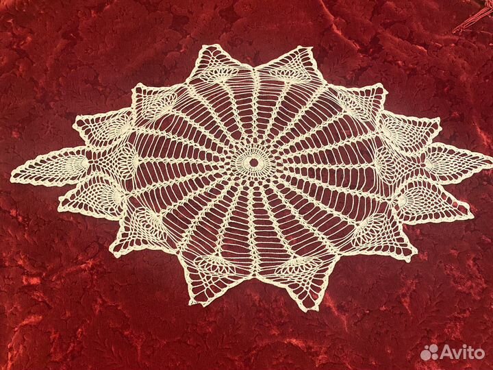 Салфетки вязанные больших размеров
