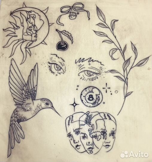 Модель на тату