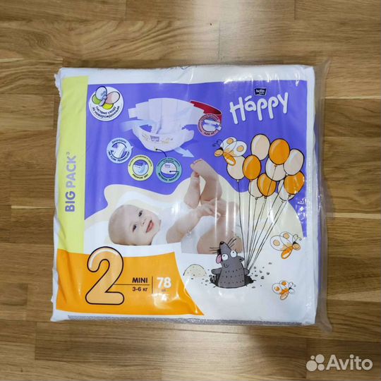 Подгузники детские Happy 2 размер