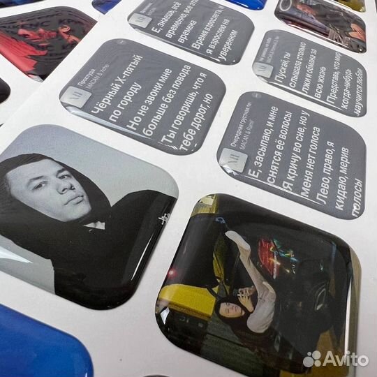 3d стикеры оптом с вашим дизайном