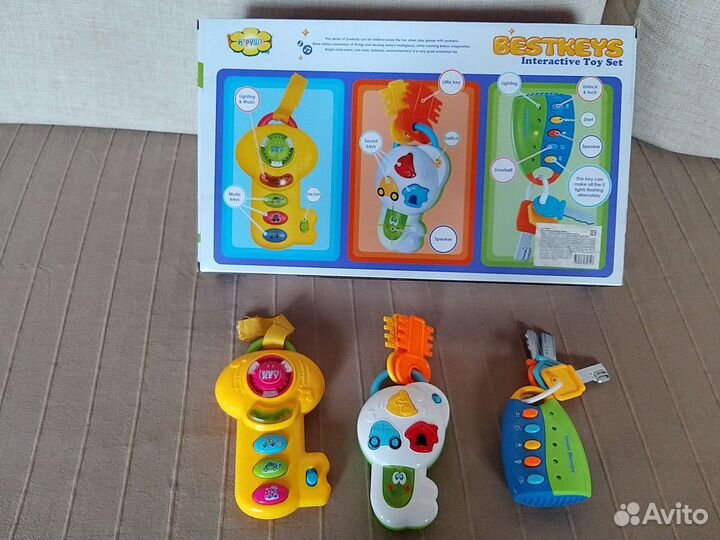 Развивающие музыкальные игрушки пакетом