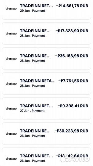 Оплата Tradeinn 3%