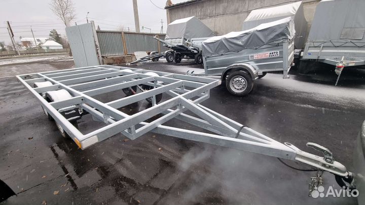 Прицеп платформа 4 на 2 новый оцинкованный